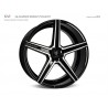 mbDESIGN KV1 19x8,5 5x115 ET35 Glanzschwarz poliert