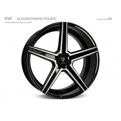 mbDESIGN KV1 20x9 5x127 ET42 Glanzschwarz poliert