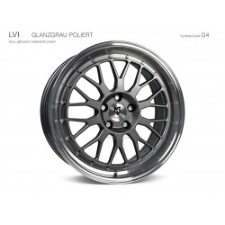 mbDESIGN LV1 19x8,5 5x120 ET42 Glanzgrau poliert