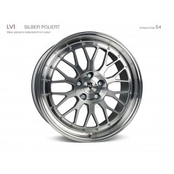 mbDESIGN LV1 20x8,5 5x112 ET45 Silber voll poliert