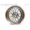 mbDESIGN LV1 20x8,5 5x112 ET45 Gold glanzend, Aussenbett/Front poliert