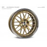 mbDESIGN LV1 20x8,5 5x115 ET40 Gold glanzend poliert
