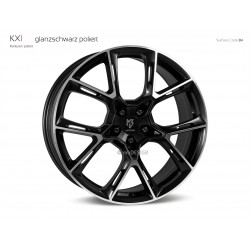 mbDESIGN KX1 21x10 5x120 ET35 Glanzschwarz poliert