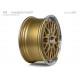 mbDESIGN LV1 17x7 5x100 ET38 Gold glanzend poliert